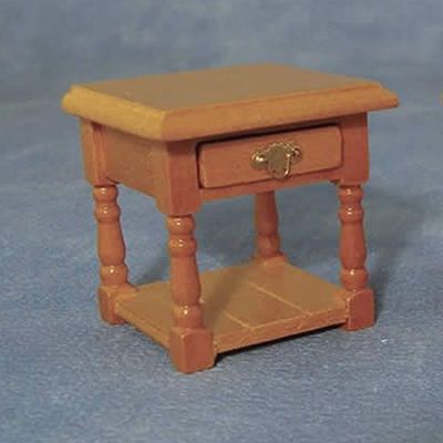 Bedside Table Pine, supplied single