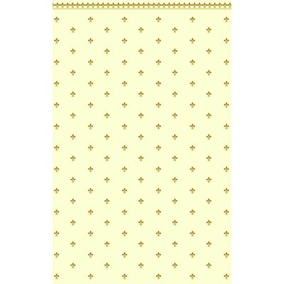 Gold & Ivory Fleur de Lys Wallpaper