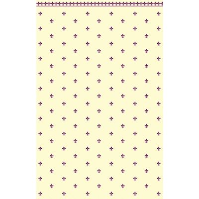 Burgundy & Ivory Fleur de Lys Wallpaper