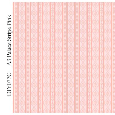 Pink Palace Stripe Wallpaper