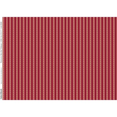 Warm Red Renaissance Wallpaper