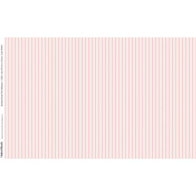 Pink Beckford Stripe Wallpaper