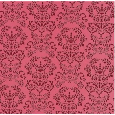 Renaissance Red/Red Wallpaper