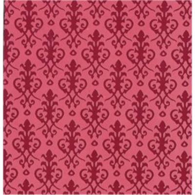 Victorian Red/Red Wallpaper
