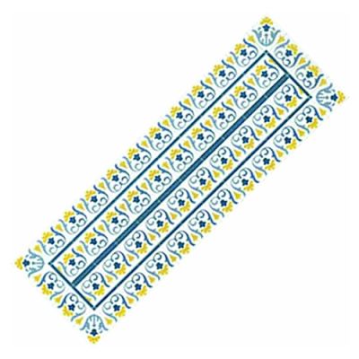 Blue Tulip Pattern Border (for DIY362)