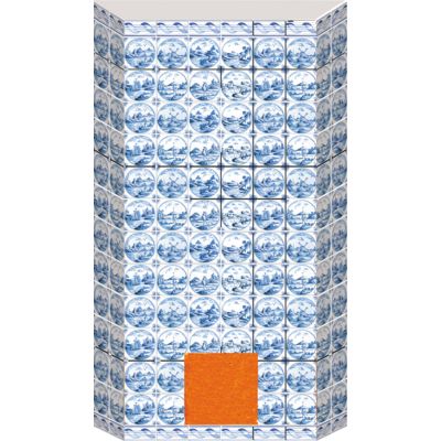 Tiled Oven Sheet Blue
