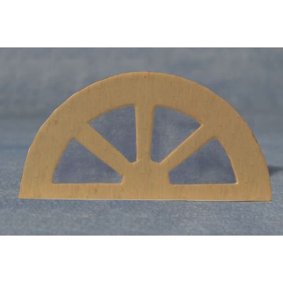 Small fanlight , unpainted                                 