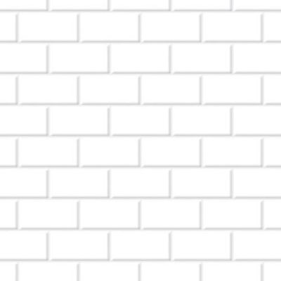 A3 Embossed white metro tiling
