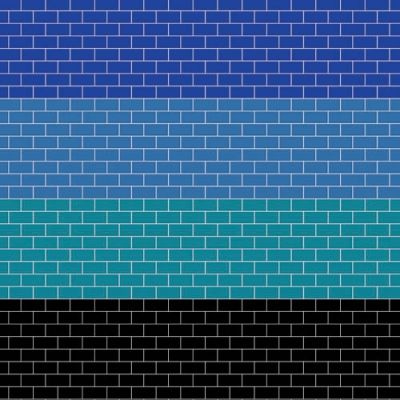 A3 Embossed coloured metro tiling