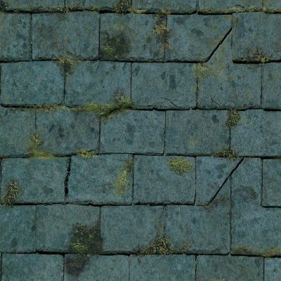 Old Dark Roof Slate, Embossed A3 card