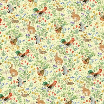 Country Time Spring Lemon A3 Wallpaper