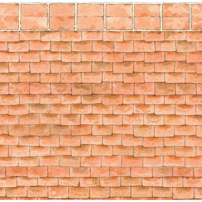 Georgian Roof Tiles Embossed A3 Paper