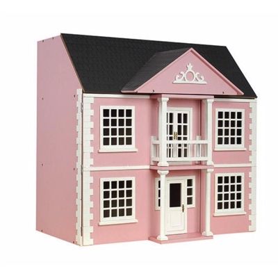Newnam Manor Dolls House, painted pink. 