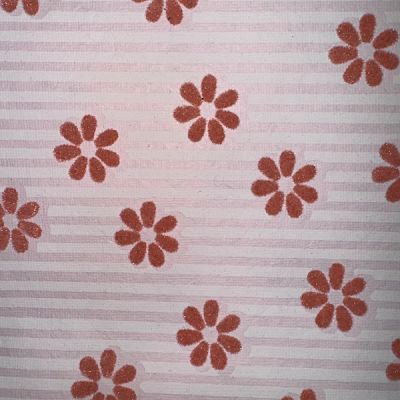 Childs Pink Flock Wallpaper