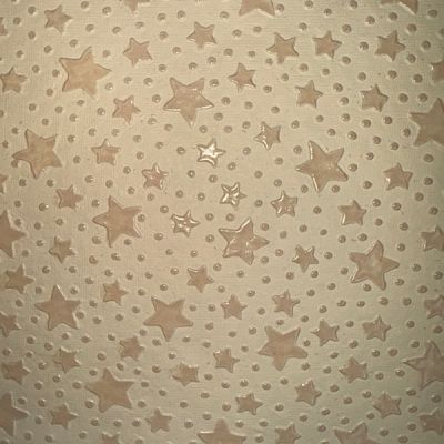 A3 Cream Stars & Dots Wallpaper