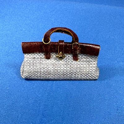 Medium Travel Bag Grey Handmade in UK