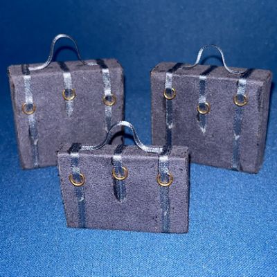 Blue Bags Set Handmade