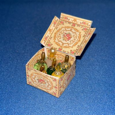 Handmade Perfume Set in Box Green