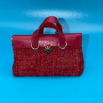 Travel Bag Red (6cm) Handmade