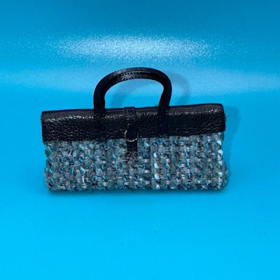 Travel Bag Turquoise (6cm) Handmade in UK