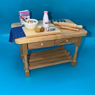Kitchen Table Decorated