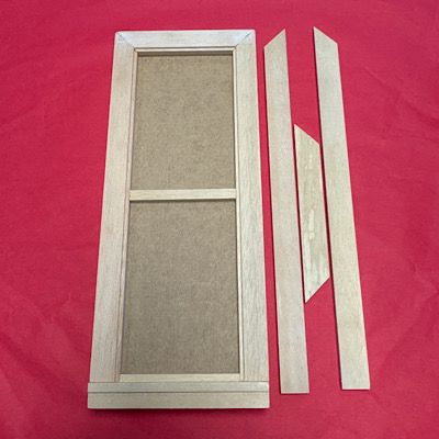 Wooden Window 176x67mm