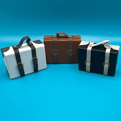 Faux Leather Suitcase 45x35x16mm (Asstd colours, one supplied)