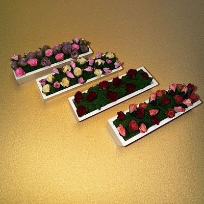 Window Box with Flowers (1 supplied)                                