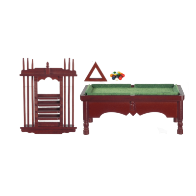 Snooker Table Set Mahogany