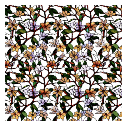 Stained Glass Flowers (acetate)