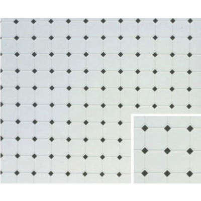 Black Diamond Tile Plastic Sheet