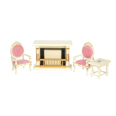 Salon White & Gold Set 4 pcs