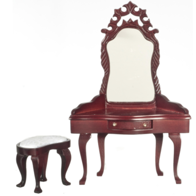 Dressing Table with Stool Mahogany