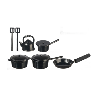 Black Metal Kitchen Set
