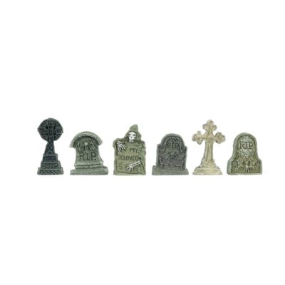 RIP Tombstones Set of 6
