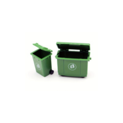 Green Bins 2 pcs