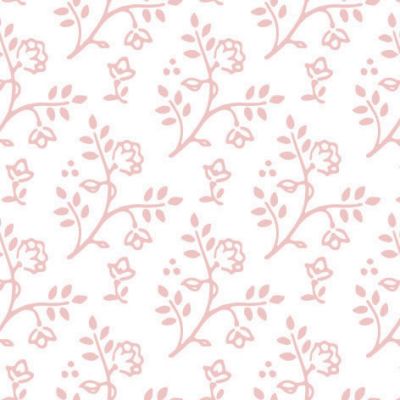 Julia Pink on White Wallpaper