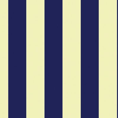 Wide Stripe Dark Blue Wallpaper