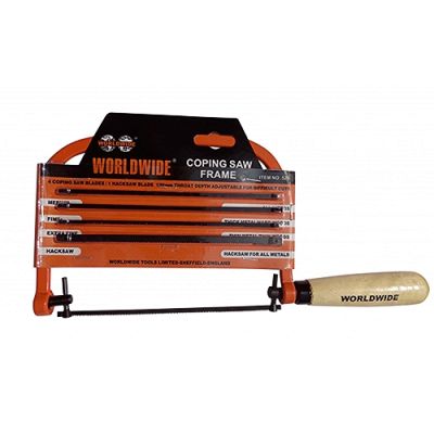 Coping saw with 5 blades